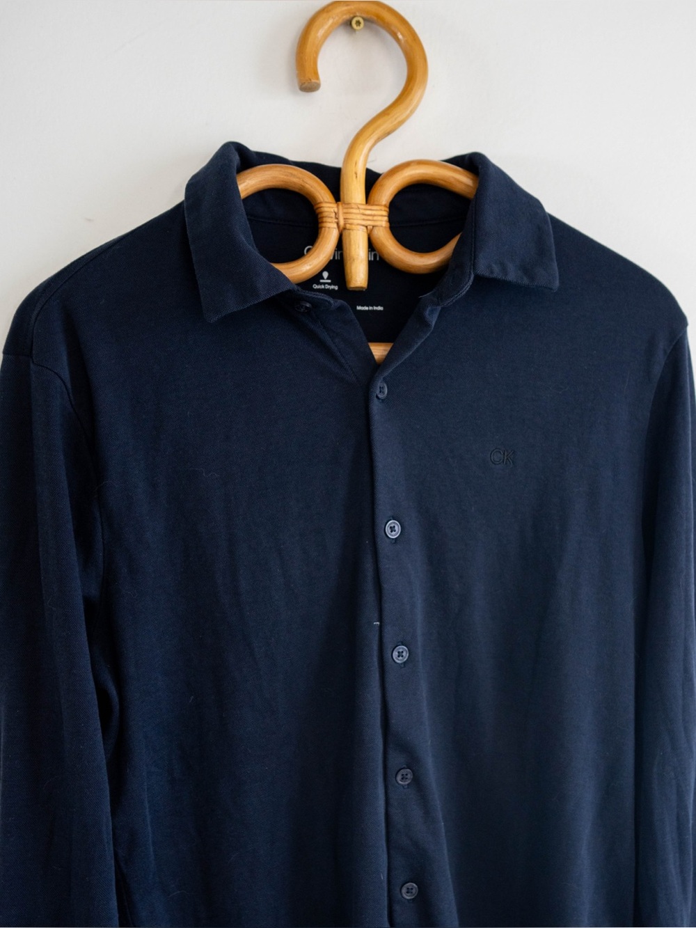 Calvin Klein Men's Dark Navy Button-Down Shirt